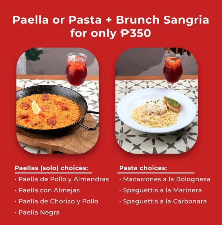 Barcino Philippines Menu