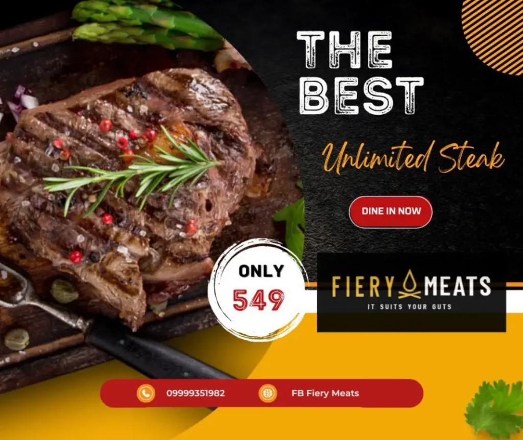 Fiery Meats Philippines Menu