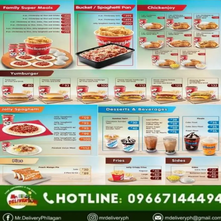 Jollibee Menu