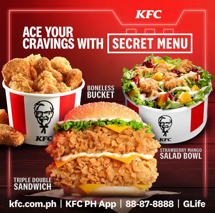 KFC Philippines Menu Prices 2025