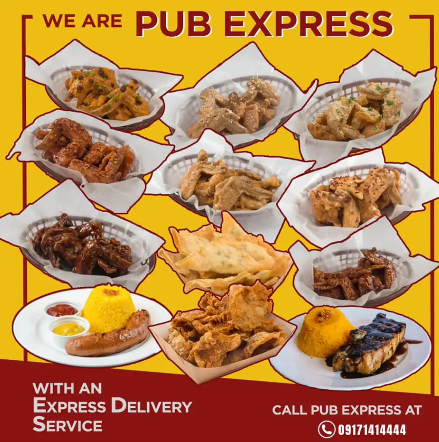 Pub Express Menu