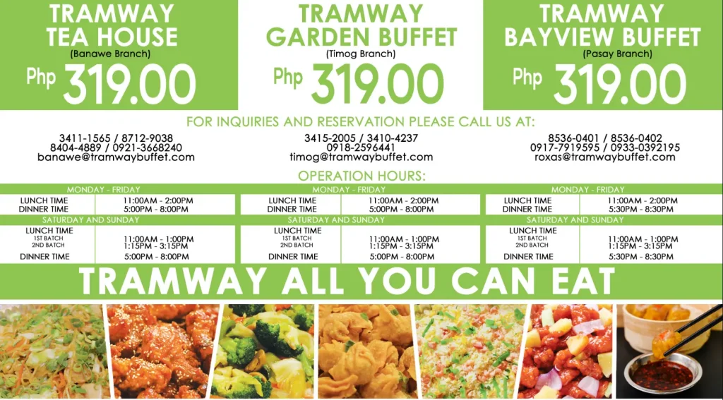 Tramway Menu