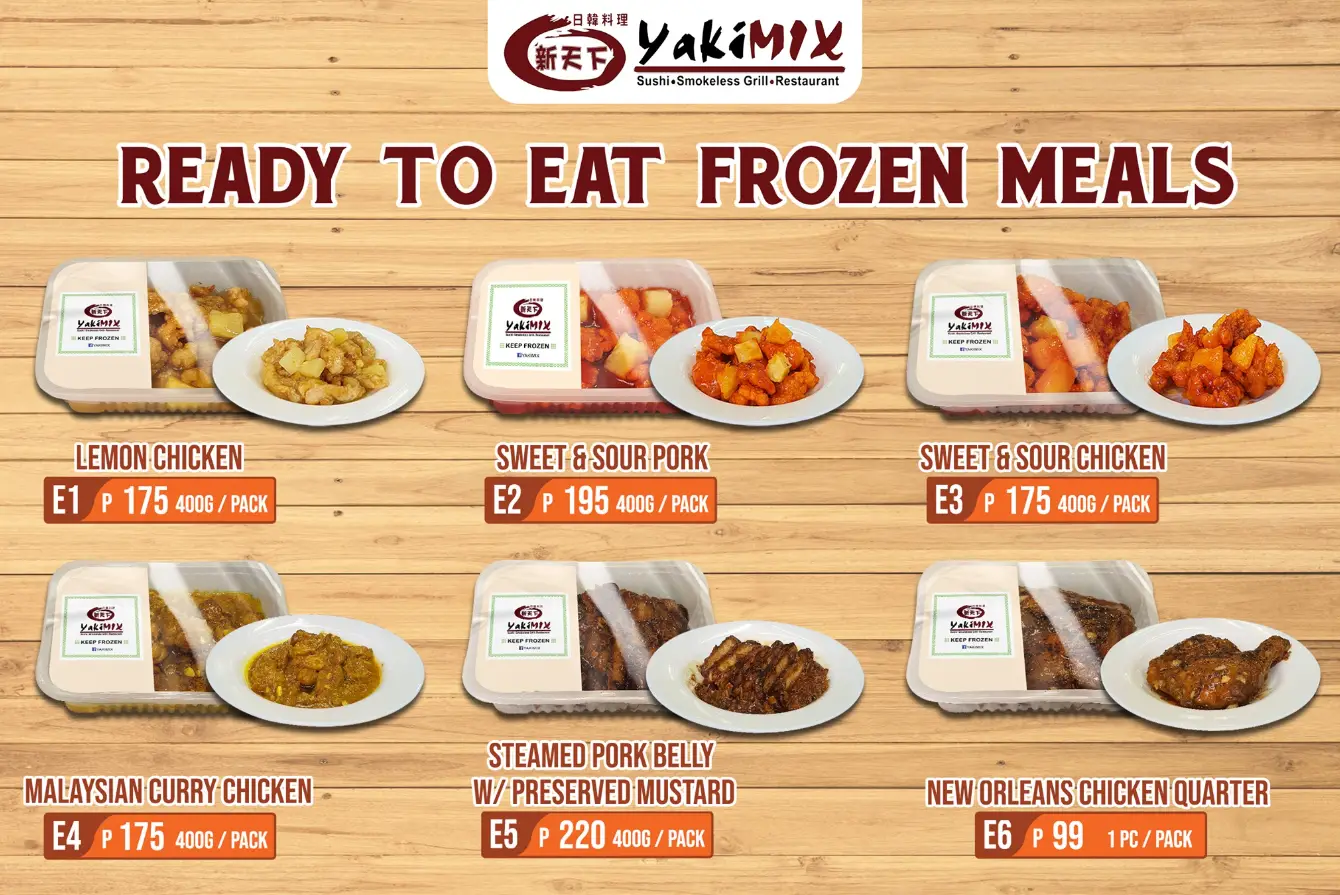 Yakimix Philippines Menu Prices 2025